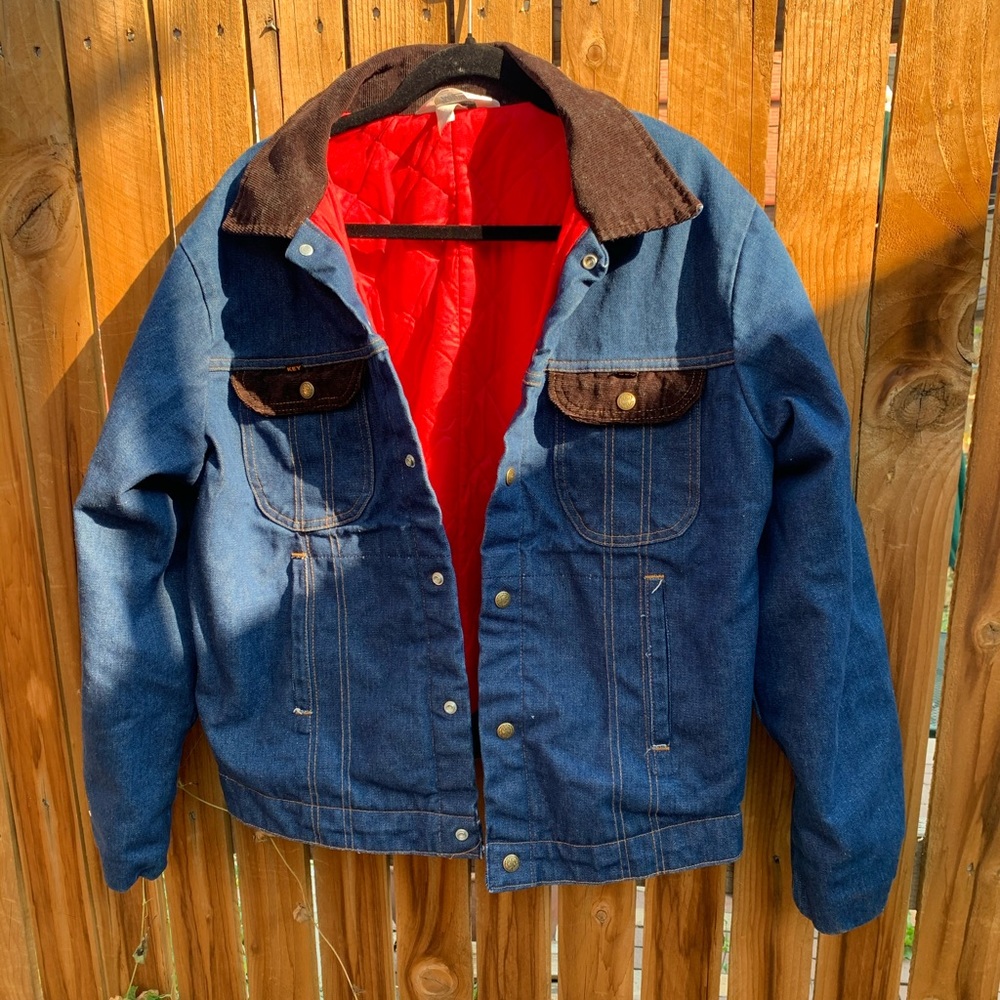 Key Imperial denim lined jacket